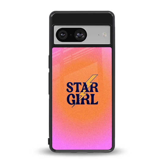 Star Girl Aesthetic back phone cover | glass case for google pixel 8