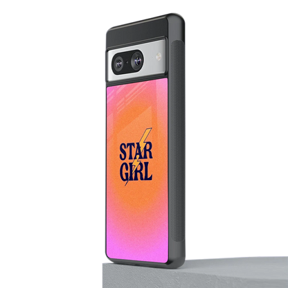 Star Girl Aesthetic stylish phone case for google pixel 8 | glossy glass and slim fit