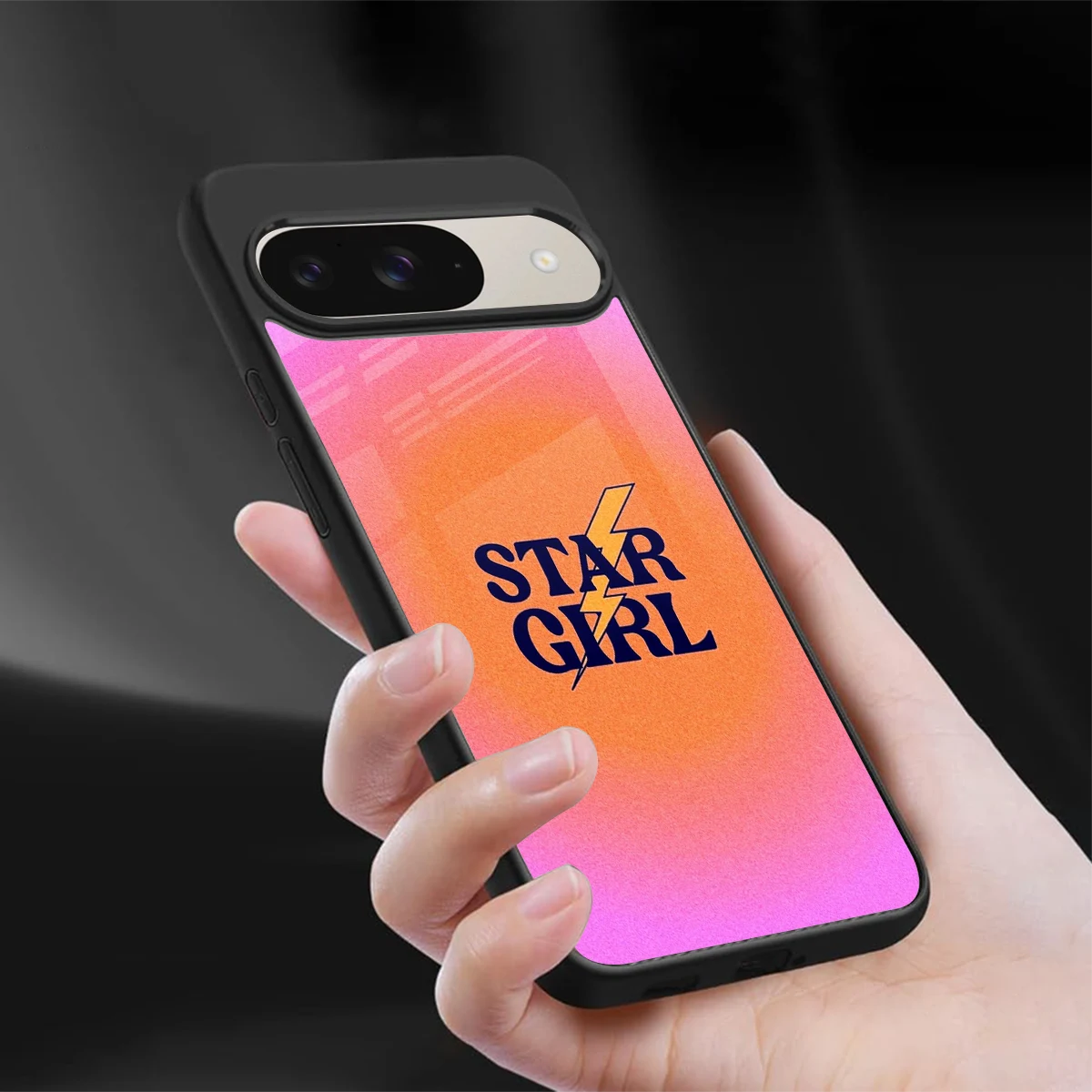 Star Girl Aesthetic sleek google pixel 9 cover with tempered glass back and TPU edges
