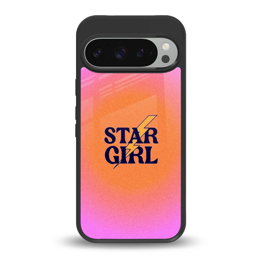 Star Girl Aesthetic back phone cover | glass case for google pixel 9 pro