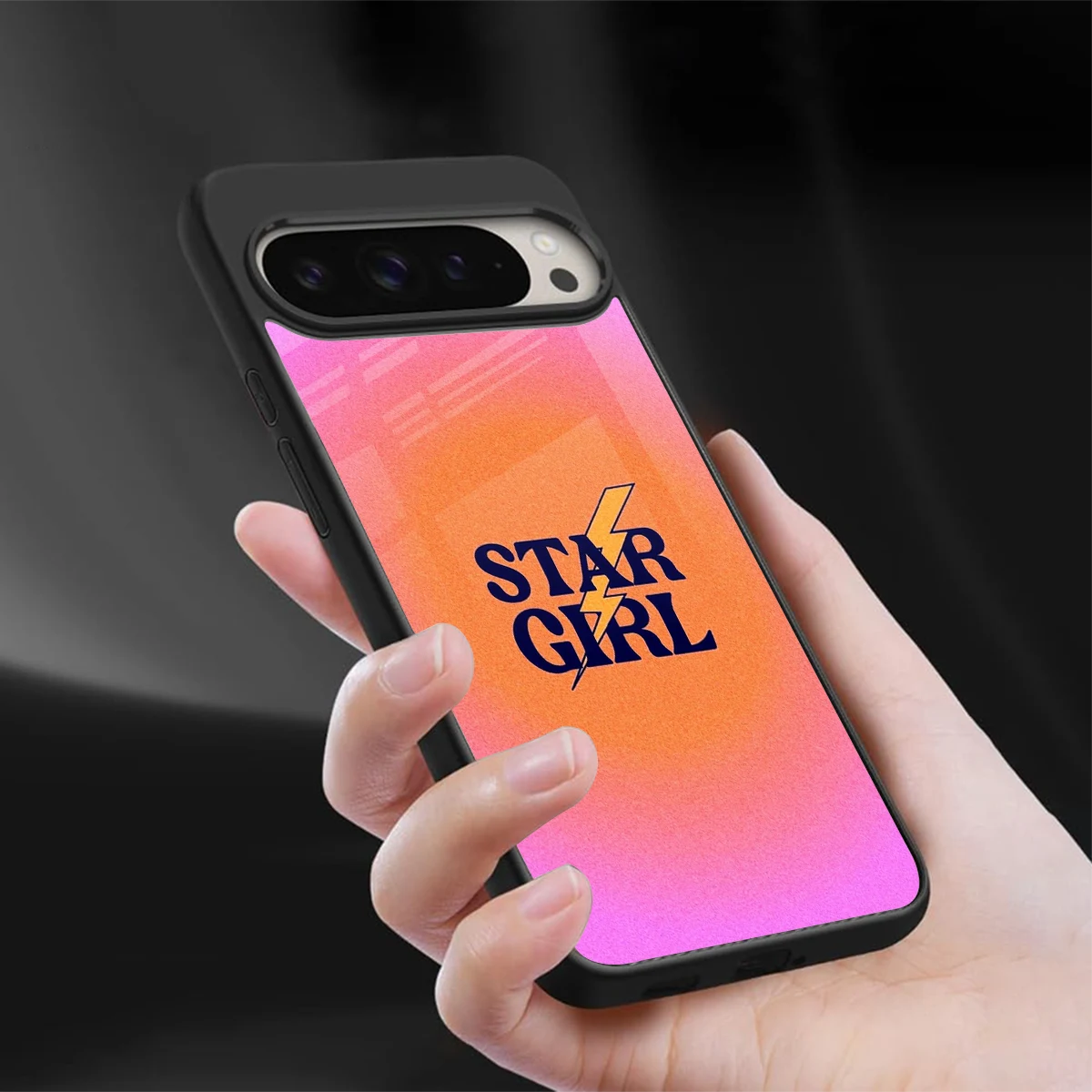 Star Girl Aesthetic sleek google pixel 9 pro xl cover with tempered glass back and TPU edges