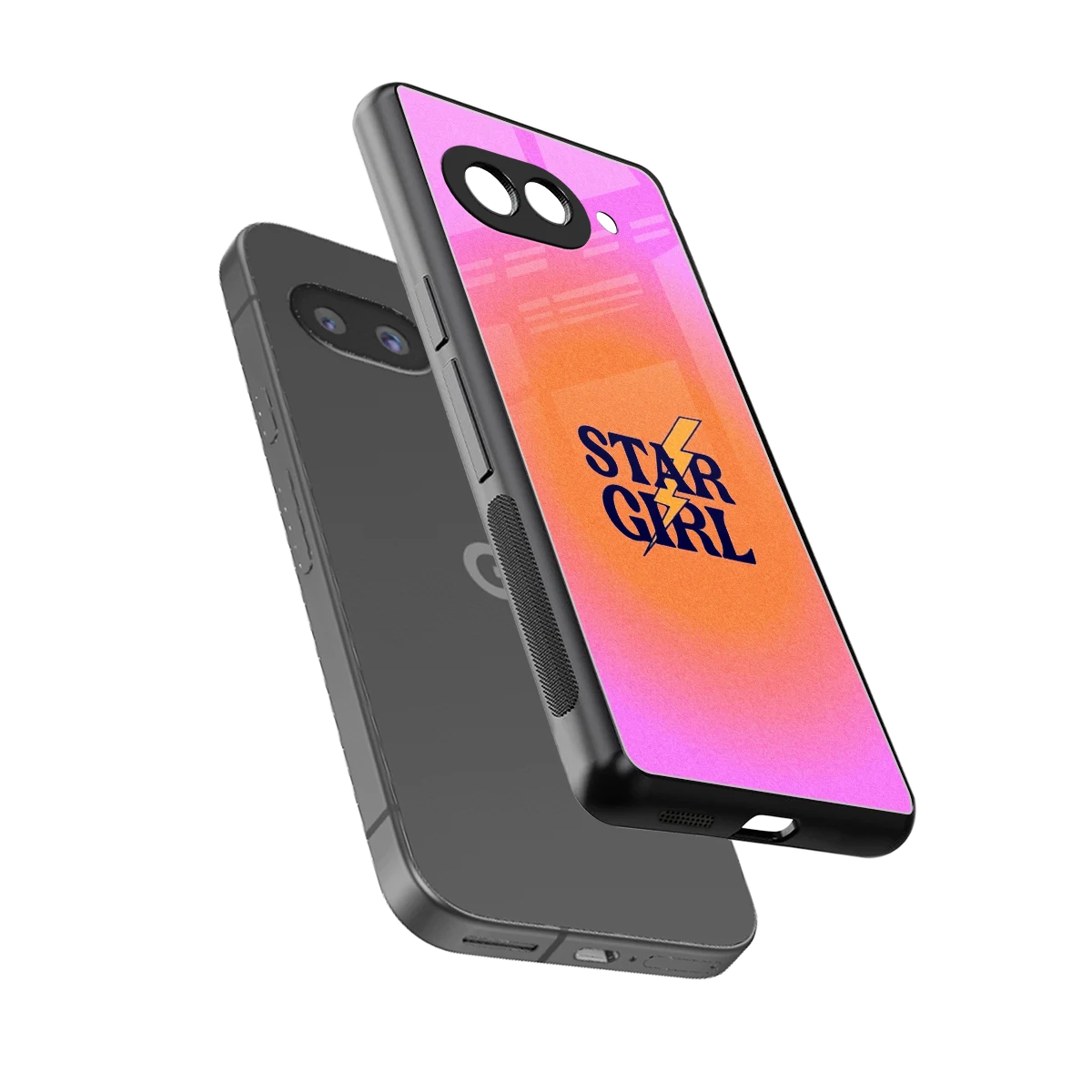 Star Girl Aesthetic sleek google pixel 9a cover with tempered glass back and TPU edges