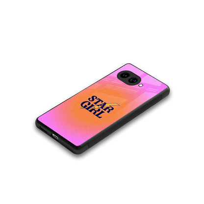 Star Girl Aesthetic stylish phone case for google pixel 9a | glossy glass and slim fit