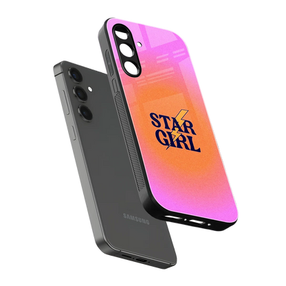 Star Girl Aesthetic sleek samsung galaxy a14 5g cover with tempered glass back and TPU edges