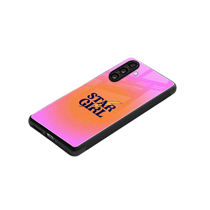 Star Girl Aesthetic stylish phone case for samsung galaxy a17 5g | glossy glass and slim fit