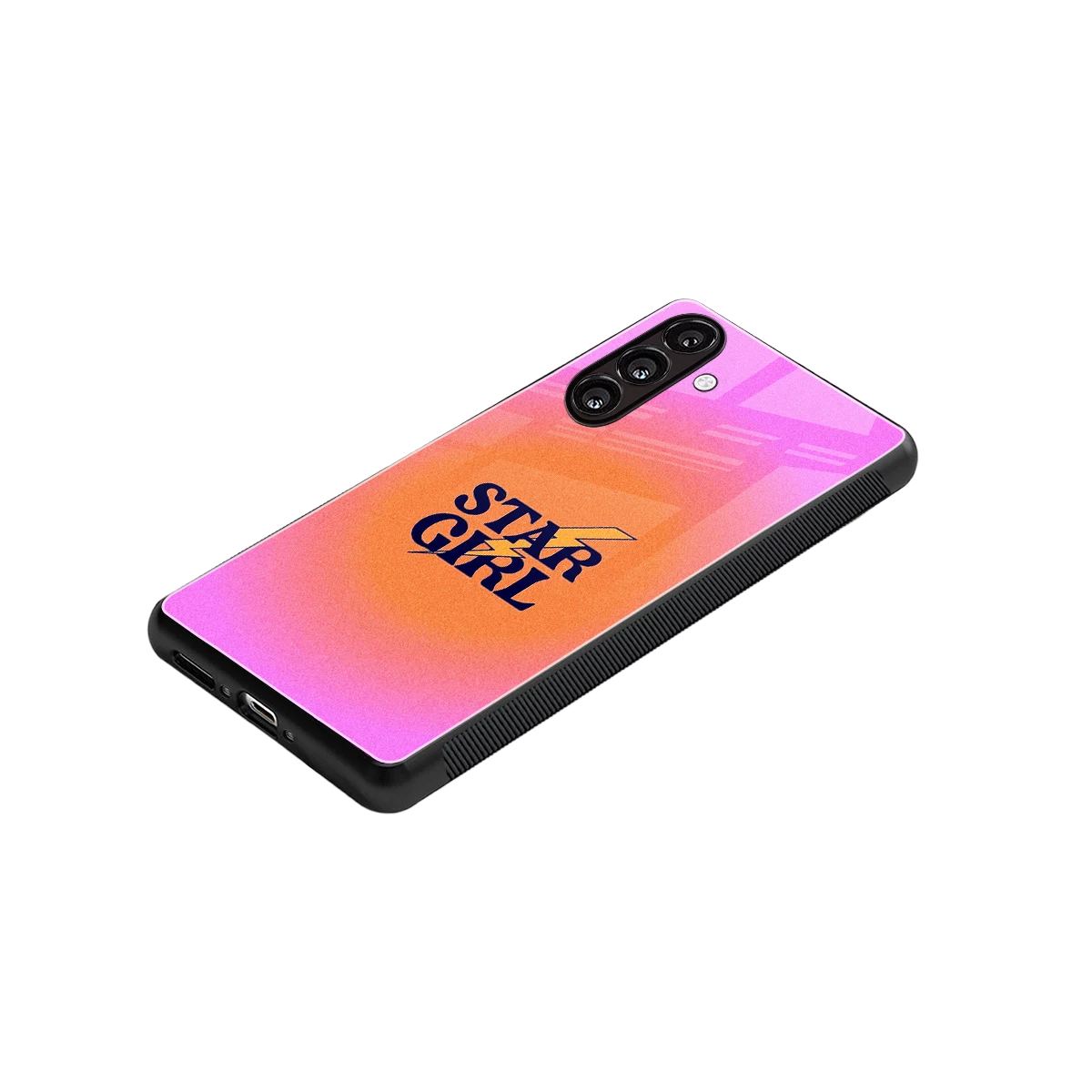 Star Girl Aesthetic stylish phone case for samsung galaxy a14 5g | glossy glass and slim fit