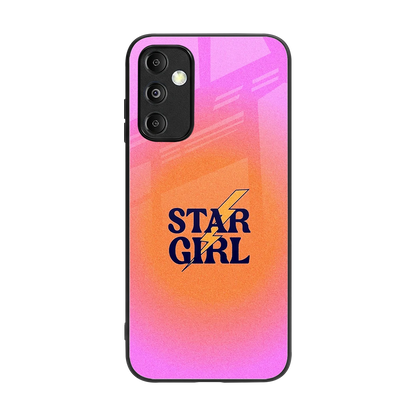Star Girl Aesthetic back phone cover | glass case for samsung galaxy m14 5g