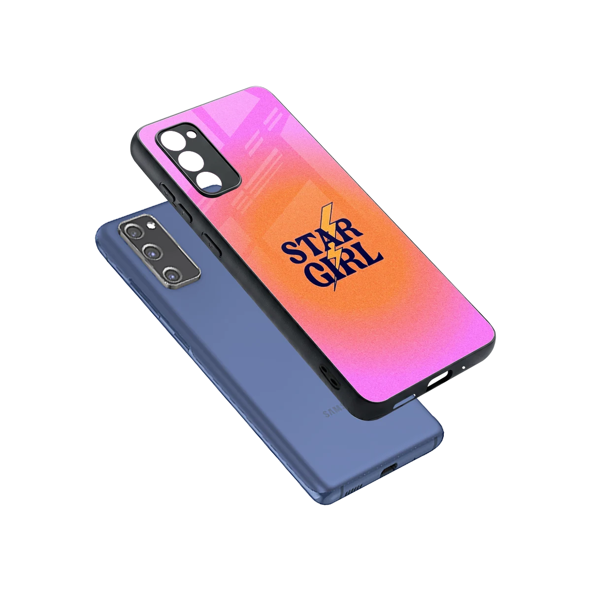 Star Girl Aesthetic sleek samsung galaxy s20 fe cover with tempered glass back and TPU edges
