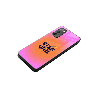 Star Girl Aesthetic stylish phone case for samsung galaxy s20 fe | glossy glass and slim fit