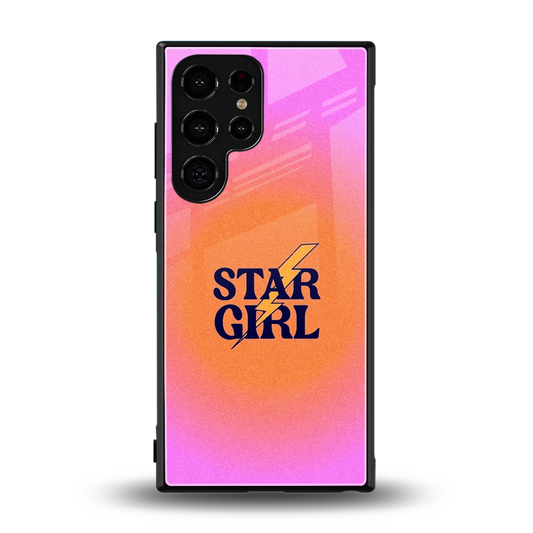 Star Girl Aesthetic back phone cover | glass case for samsung galaxy s24 ultra
