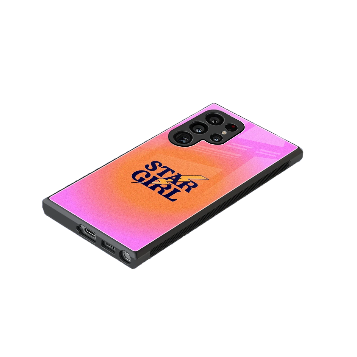 Star Girl Aesthetic stylish phone case for samsung galaxy s24 ultra | glossy glass and slim fit