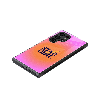 Star Girl Aesthetic stylish phone case for samsung galaxy s24 ultra | glossy glass and slim fit
