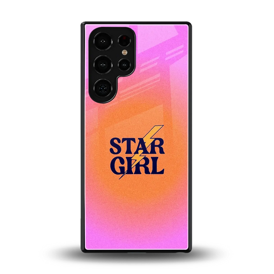 Star Girl Aesthetic back phone cover | glass case for samsung galaxy s25 ultra