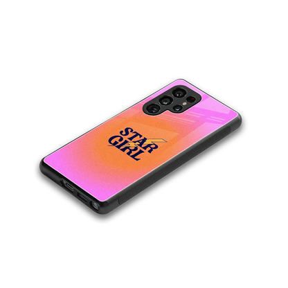 Star Girl Aesthetic stylish phone case for samsung galaxy s25 ultra | glossy glass and slim fit
