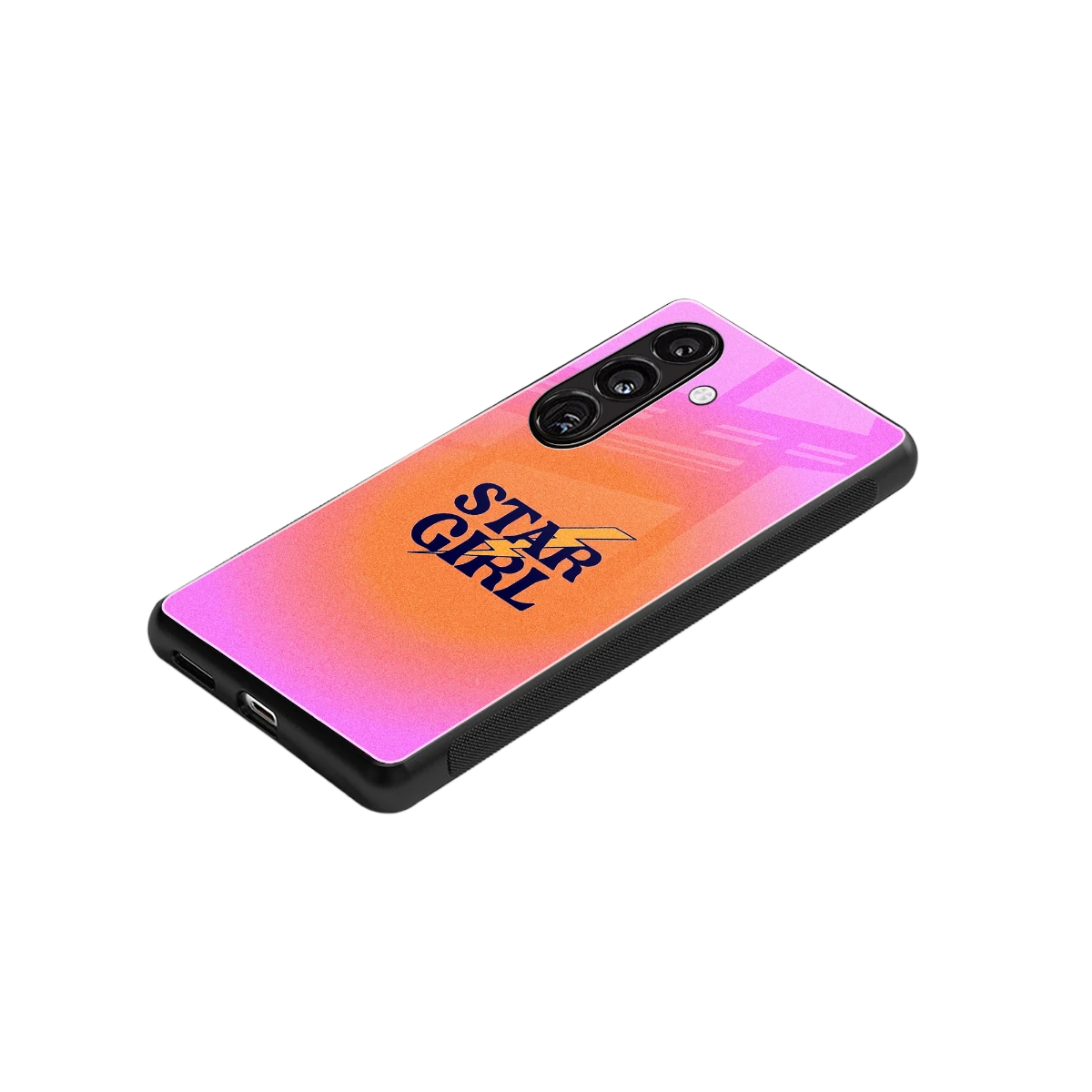 Star Girl Aesthetic stylish phone case for samsung galaxy s26 | glossy glass and slim fit