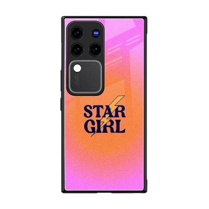 Star Girl Aesthetic back phone cover | glass case forvivo v30 pro