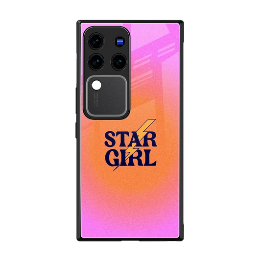 Star Girl Aesthetic back phone cover | glass case forvivo v30 pro