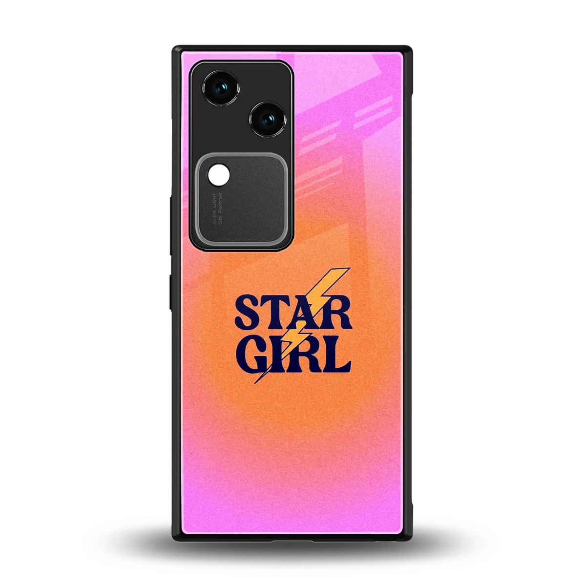 Star Girl Aesthetic back phone cover | glass case for vivo v30