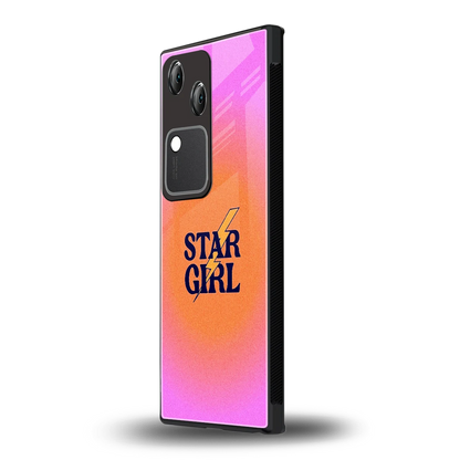 Star Girl Aesthetic vivo v30 mobile cover | shockproof glass phone case