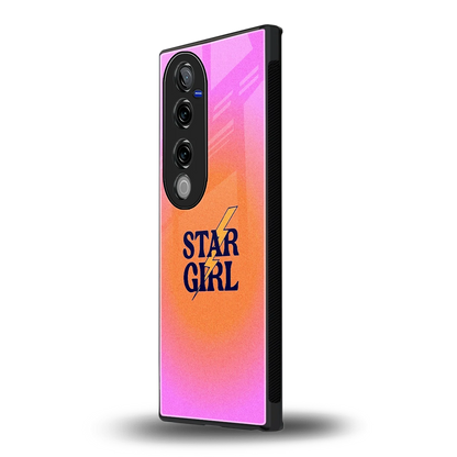 Star Girl Aesthetic vivo v40 pro mobile cover | shockproof glass phone case