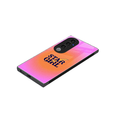 Star Girl Aesthetic stylish phone case for vivo v40 pro | glossy glass and slim fit