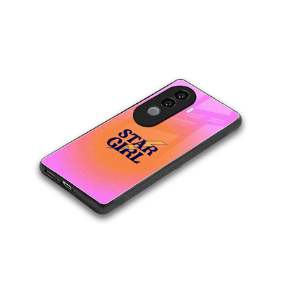 Star Girl Aesthetic stylish phone case for vivo v40e | glossy glass and slim fit