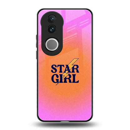 Star Girl Aesthetic back phone cover | glass case for vivo v50