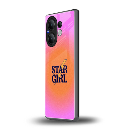 Star Girl Aesthetic vivo v60 mobile cover | shockproof glass phone case