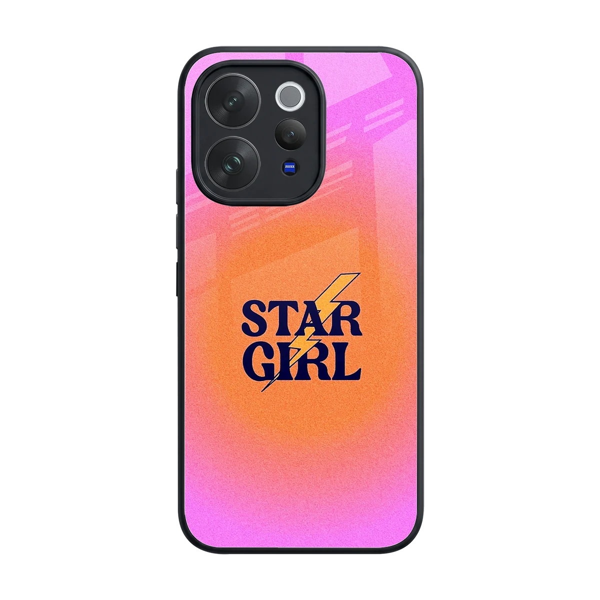 Star Girl Aesthetic back phone cover | glass case for vivo v70 elite