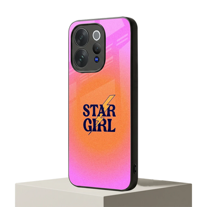 Star Girl Aesthetic vivo v70 mobile cover | shockproof glass phone case