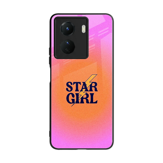 Star Girl Aesthetic back phone cover | glass case for vivo y16
