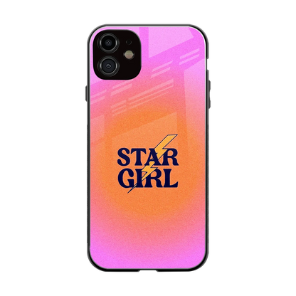 Star Girl Aesthetic back phone cover | glass case for iphone 11