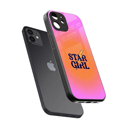 Star Girl Aesthetic sleek iphone 11 cover with tempered glass back and TPU edges