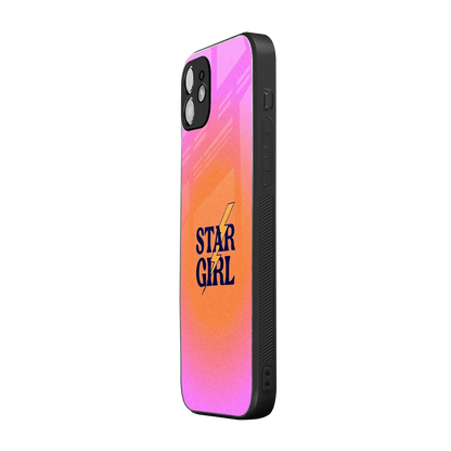 Star Girl Aesthetic iphone 11 mobile cover | shockproof glass phone case