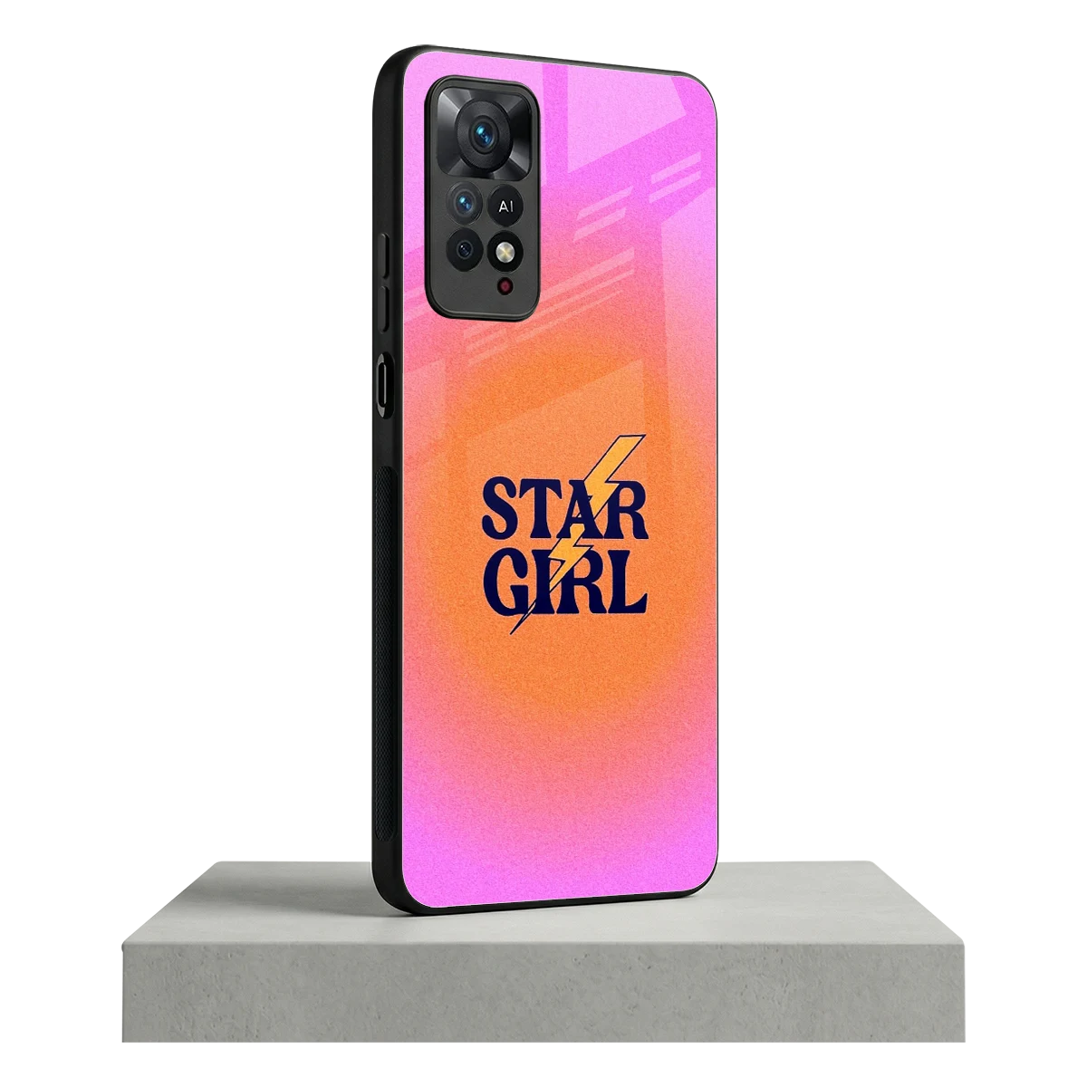 Star Girl Aesthetic redmi note 11 pro mobile cover | shockproof glass phone case
