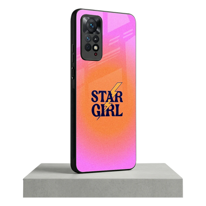 Star Girl Aesthetic redmi note 11 pro mobile cover | shockproof glass phone case