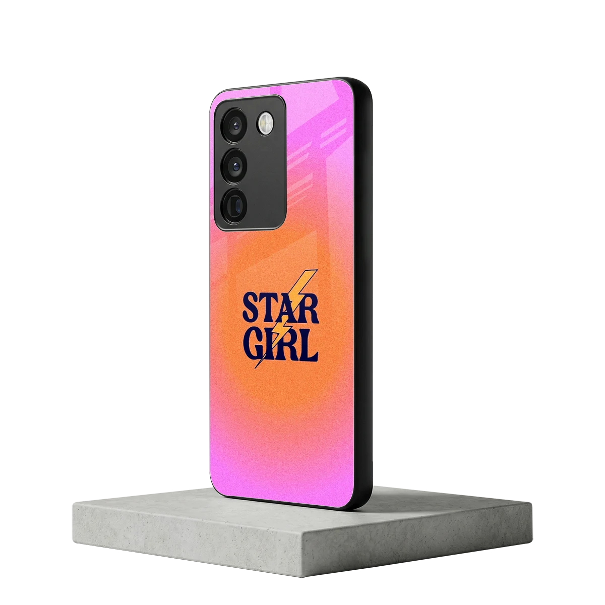 Star Girl Aesthetic vivo y200 5g mobile cover | shockproof glass phone case