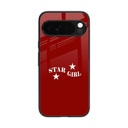 Star Girl back phone cover | glass case for google pixel 10 pro xl