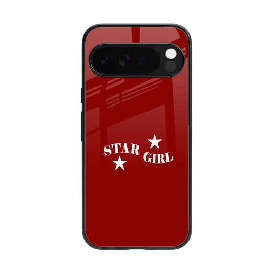 Star Girl back phone cover | glass case for google pixel 10 pro xl