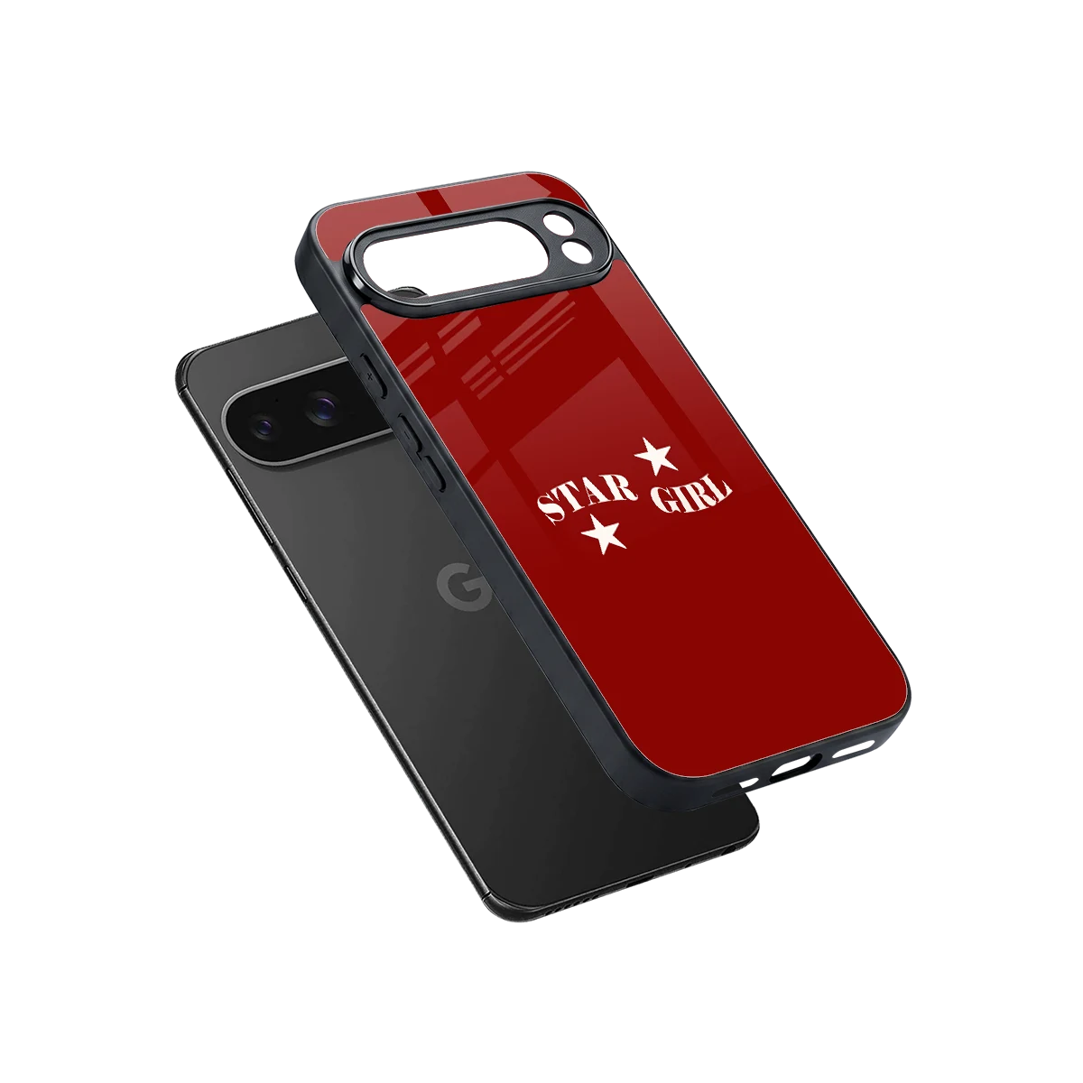 Star Girl sleek google pixel 10 pro xl cover with tempered glass back and TPU edges