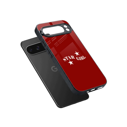 Star Girl sleek google pixel 10 pro xl cover with tempered glass back and TPU edges