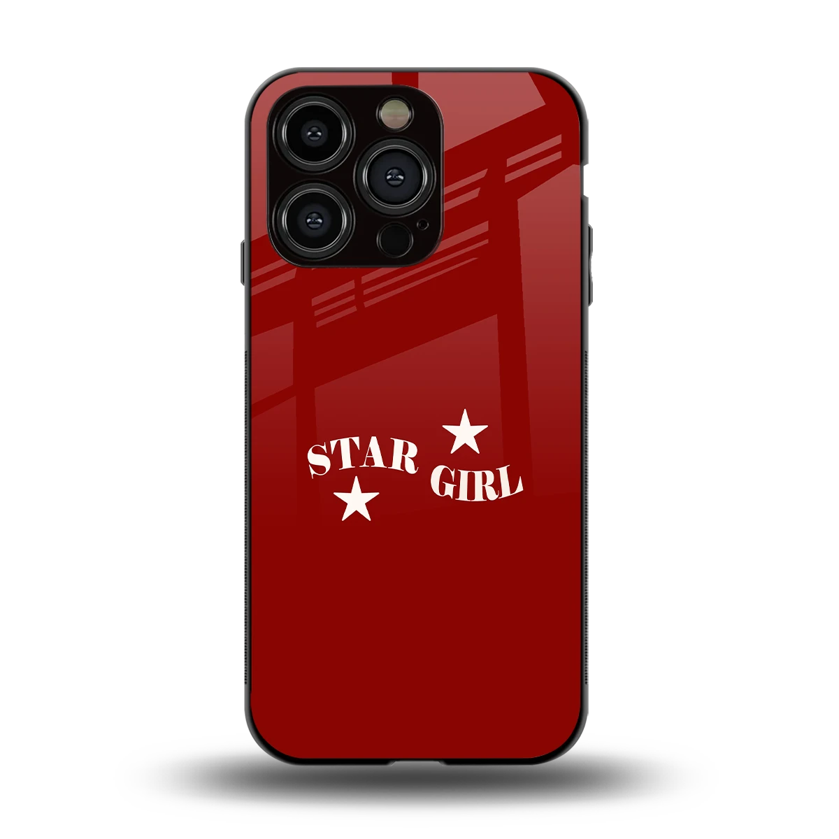 Star Girl back phone cover | glass case for iphone 13 pro