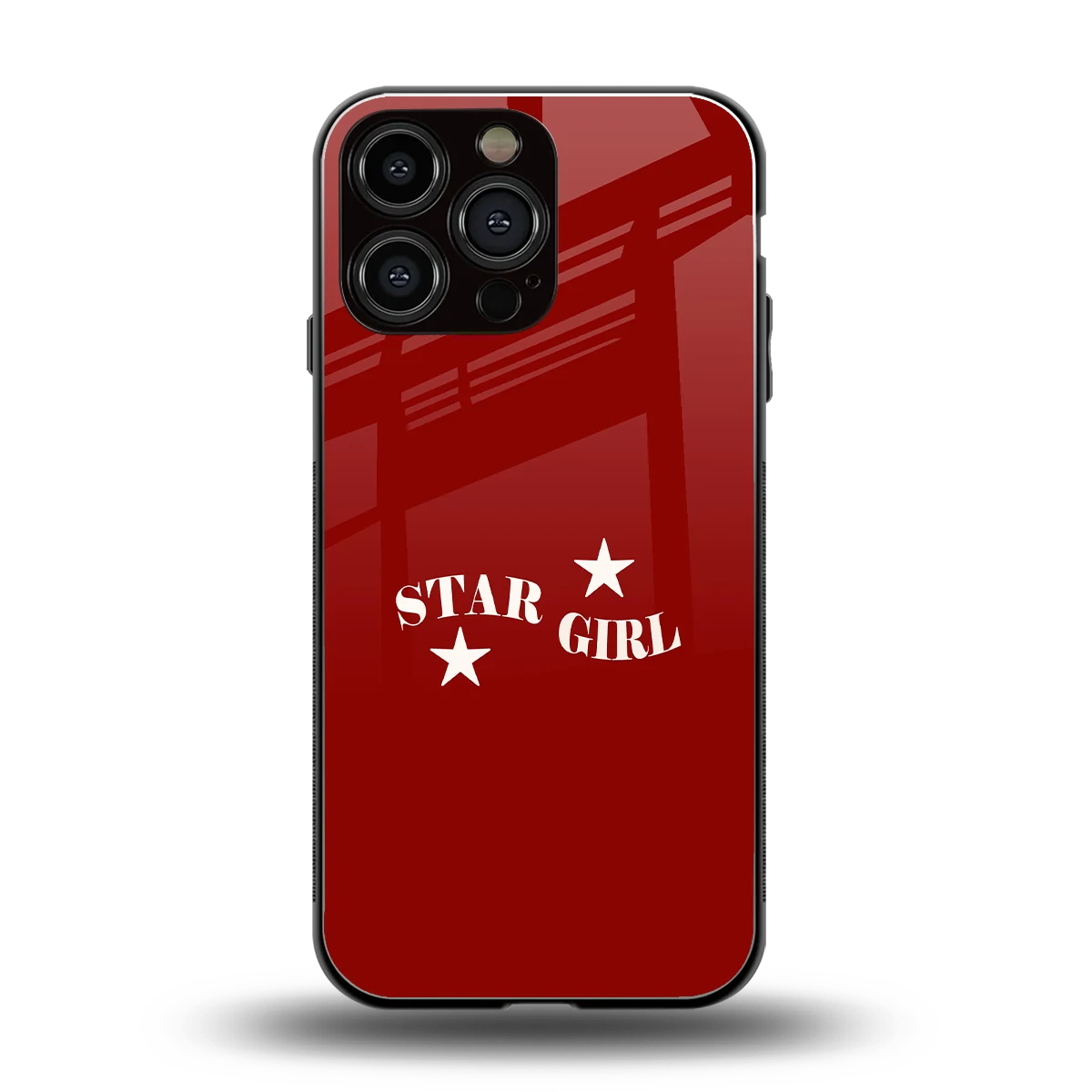Star Girl back phone cover | glass case for iphone 16 pro max