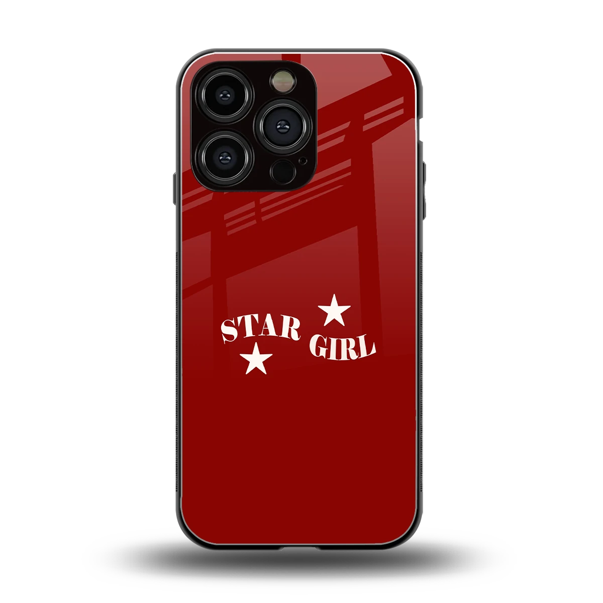 Star Girl back phone cover | glass case for iphone 16 pro