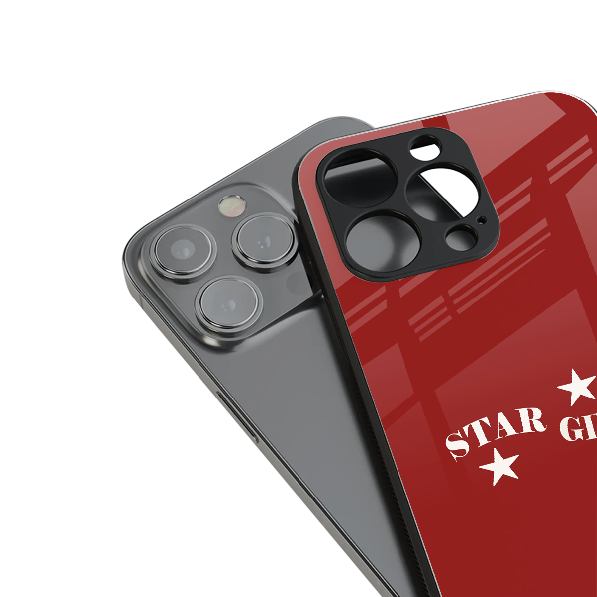 Star Girl stylish phone case for iPhone 16 | glossy glass and slim fit
