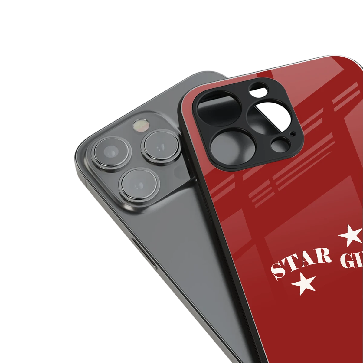 Star Girl stylish phone case for iphone 13 pro | glossy glass and slim fit