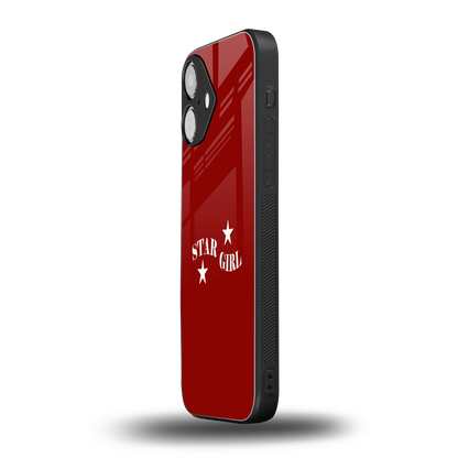 Star Girl iPhone 16 mobile cover | shockproof glass phone case