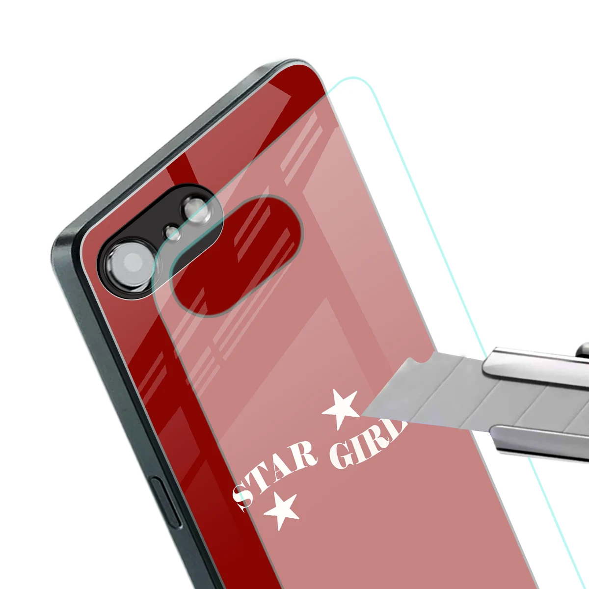 Star Girl stylish phone case for iphone 17e | glossy glass and slim fit