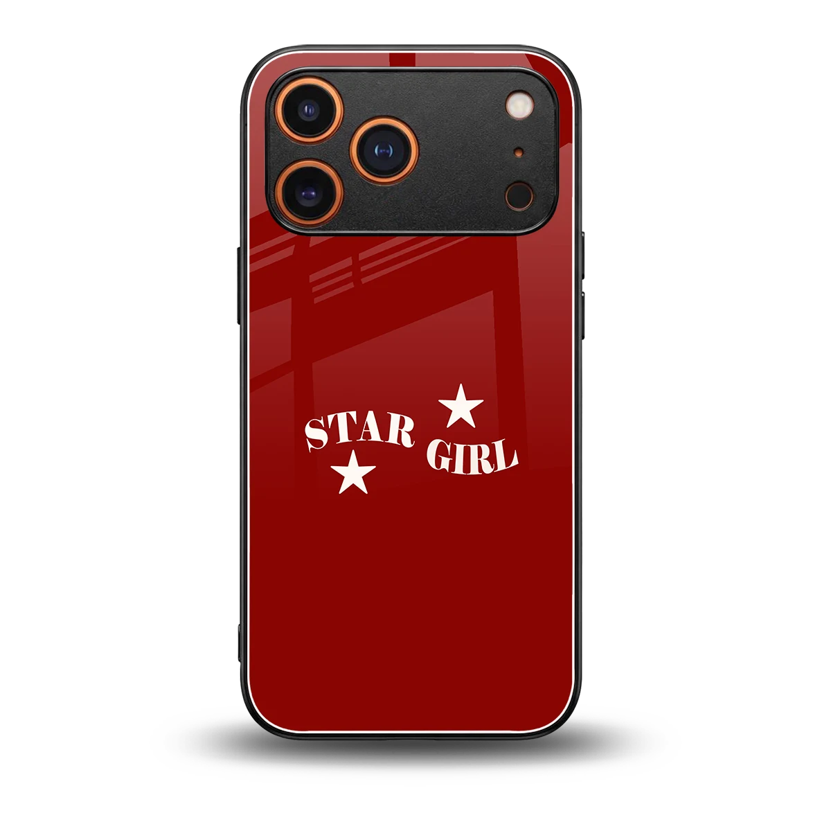 Star Girl back phone cover | glass case for iphone 17 pro max