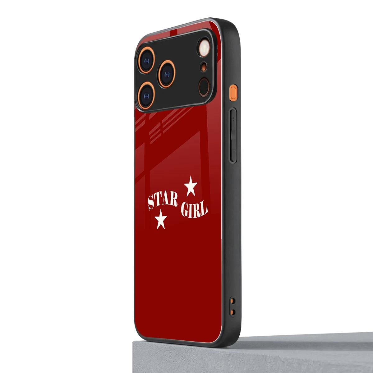 Star Girl iphone 17 pro max mobile cover | shockproof glass phone case